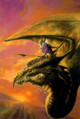 fantasy obrzky drak, elf, bytost, vl a hrdin - odeli jako pohlednice pohlednice elektronick