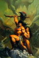 fantasy obrzky drak, elf, bytost, vl a hrdin - odeli jako pohlednice pohlednice elektronick