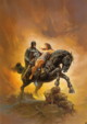 fantasy obrzky drak, elf, bytost, vl a hrdin - odeli jako pohlednice pohlednice elektronick