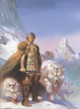 fantasy obrzky drak, elf, bytost, vl a hrdin - odeli jako pohlednice pohlednice elektronick
