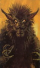 fantasy obrzky drak, elf, bytost, vl a hrdin - odeli jako pohlednice pohlednice elektronick