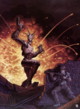 fantasy obrzky drak, elf, bytost, vl a hrdin - odeli jako pohlednice pohlednice elektronick