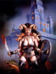 fantasy obrzky drak, elf, bytost, vl a hrdin - odeli jako pohlednice pohlednice elektronick