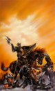fantasy obrzky drak, elf, bytost, vl a hrdin - odeli jako pohlednice pohlednice elektronick