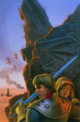 fantasy obrzky drak, elf, bytost, vl a hrdin - odeli jako pohlednice pohlednice elektronick