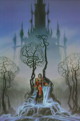fantasy obrzky drak, elf, bytost, vl a hrdin - odeli jako pohlednice pohlednice elektronick