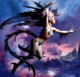 fantasy obrzky drak, elf, bytost, vl a hrdin - odeli jako pohlednice pohlednice elektronick