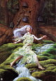 fantasy obrzky drak, elf, bytost, vl a hrdin - odeli jako pohlednice pohlednice elektronick