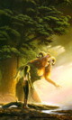 fantasy obrzky drak, elf, bytost, vl a hrdin - odeli jako pohlednice pohlednice elektronick