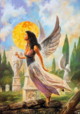 fantasy obrzky drak, elf, bytost, vl a hrdin - odeli jako pohlednice pohlednice elektronick